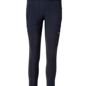 Athleta hybrid cargo tight reg sz 4 Navy